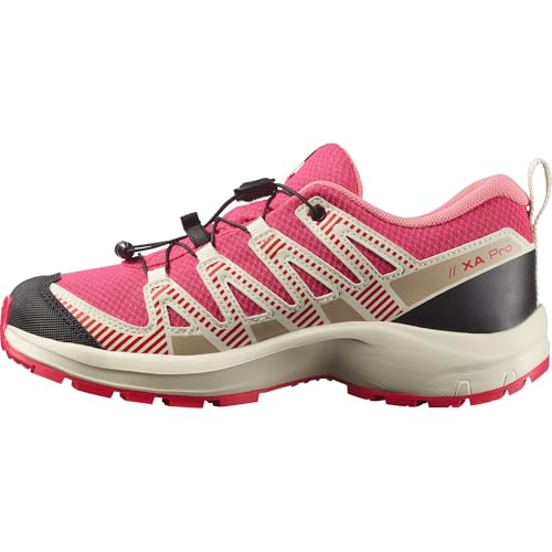 Salomon XA PRO V8 WP J, Wasserdichter Outdoorschuh mit Schnellverschluss und strapazierfähigem Textil