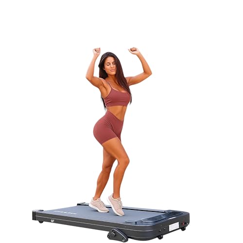 AsVIVA Walking Pad Laufband, leise und tragbar mit 5 % Neigung für effektives Gehtraining, kompakt für Schreibtisch und Home Office, inkl. Bluetooth-Fernbedienung