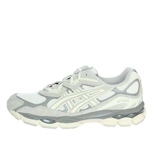 ASICS Performance GEL-NYC, Herren Laufschuhe mit GEL-Technologie und retro Design, Beige, Größe 44