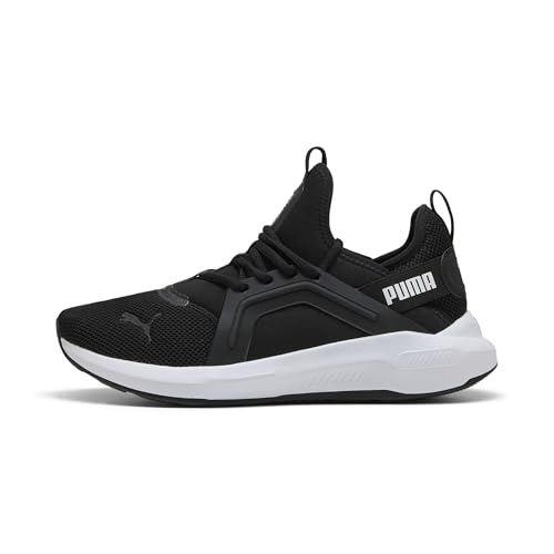 PUMA Softride Enzo 5 Laufschuhe für Erwachsene, Komfort und modernes Design, Schwarz/Weiß