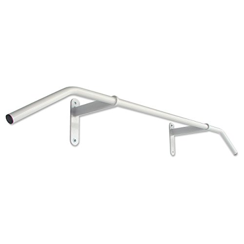 Sport-Tec Klimmzugstange zur Wandmontage, Pull Up Stange aus hochwertigem Stahl, Ganzkörpertraining, 120kg Belastbarkeit