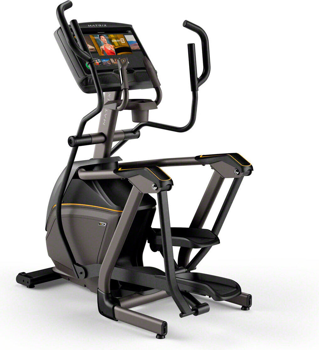 Sport-Tec Matrix Elliptical Trainer E50 mit XUR-Konsole, suspension Elliptical Technologie, 22" HD-Touchscreen, 30-Stufen Widerstand (schwarz)