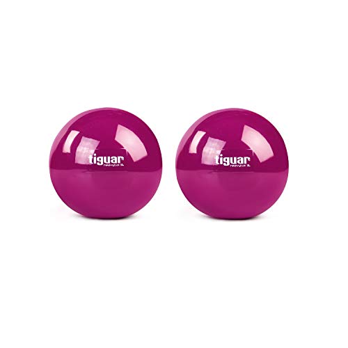 Tiguar Medizinball, 1 kg, 110 mm, strapazierfähig, ideal für Kraft- und Ausdauertraining