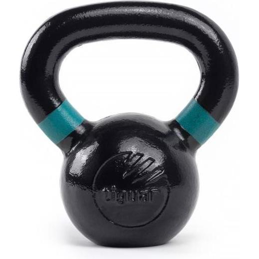Tiguar Kettlebell, 6 kg aus Gusseisen, ergonomischer Griff, matt beschichtet, einteilig gegossen für erhöhte Stabilität, kratzfest