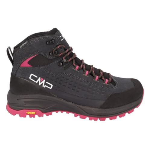 CMP Damen Trekkingschuhe VERTYX MID, wasserfeste Wanderschuhe mit robuster Laufsohle aus Leder und Textil