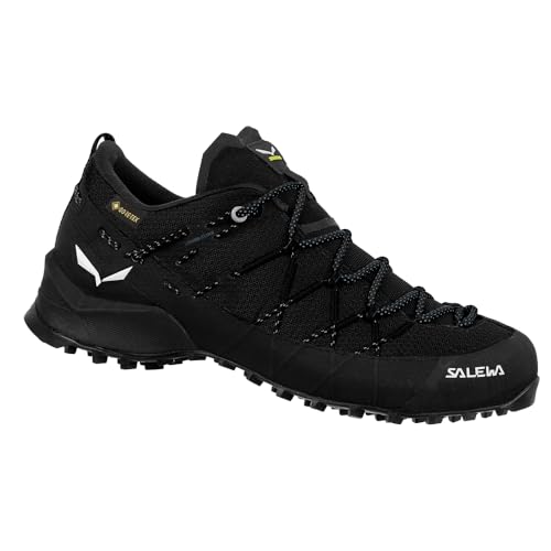 Salewa Wildfire 2 GTX, wasserdichter Damen Zustiegsschuh mit GORE-TEX® und POMOCA-Außensohle, schwarz