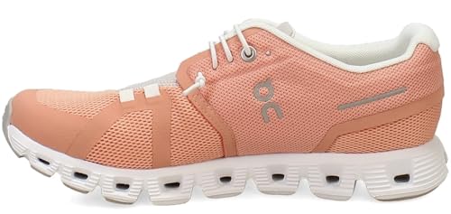 ON Running Cloud 5, Damen Sneakers mit rutschfester Gummisohle, Flamingo-Pearl, EU 38 US 7