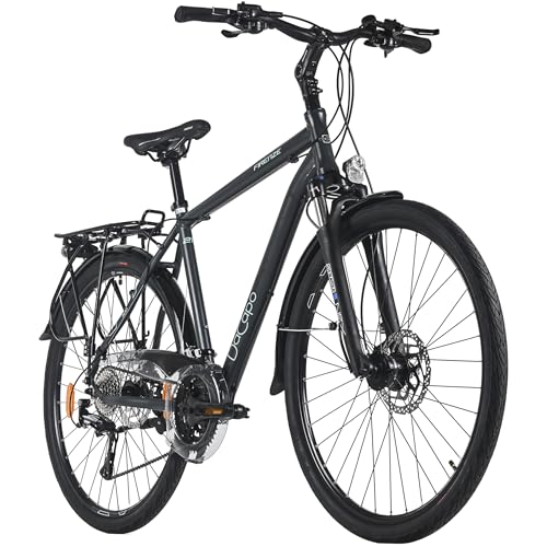 DACAPO Firenze 300, Trekkingrad für Herren 28'', 24 Gänge, RH 53 cm, hydraulische Scheibenbremsen, schwarz