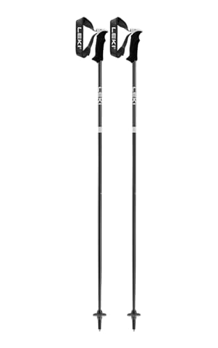 Leki Elite Lady, Skistöcke aus Aluminium (14 mm) mit Thermogriff und Stahlspitze, 105 cm