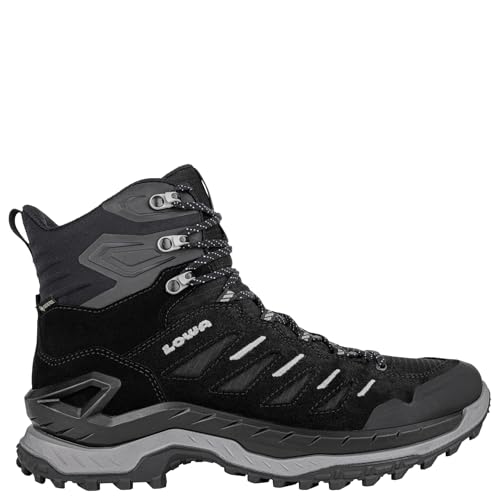 Lowa INNOVO GTX MID, Wanderschuh mit festem Halt und bequemem Gehkomfort, grau