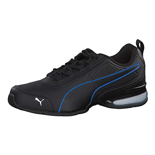 Puma Unisex Laufschuhe, Schnürschuhe aus Synthetik mit flachem Absatz (43), Schwarz