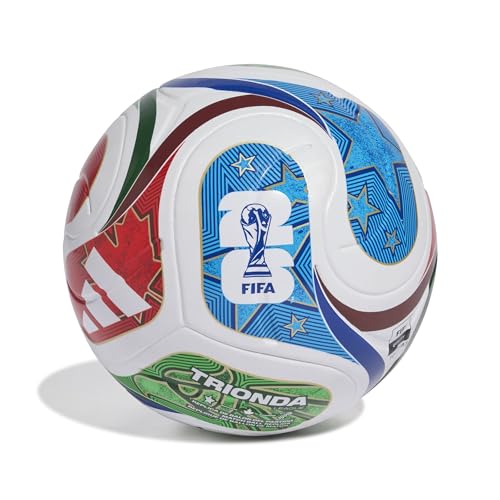 adidas World Cup League Ball, Fußball für Unisex-Erwachsene, Weiß, Größe 36 2/3 EU