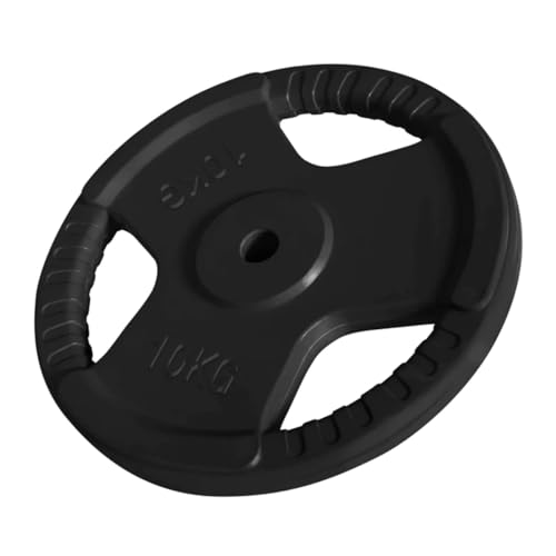 GORILLA SPORTS® Hantelscheiben - 1,25kg, 2,5kg, 5kg, 10kg, 15kg, 20kg, 25kg, 30kg Gewichte, Einzeln/Set, 30mm, aus Gusseisen mit Gummi Gripper, Farbwahl - Gewichtsscheiben