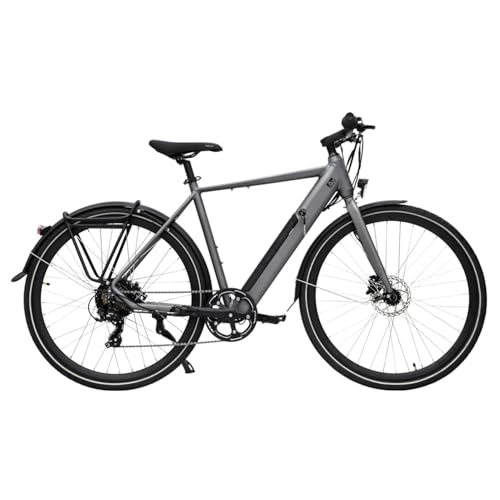 AsVIVA E-Bike BC1-C, 28 Zoll Pedelec mit 250W Bafang Heckmotor, 10,5Ah Akku, 7-Gang Kettenschaltung, hydraulischen Scheibenbremsen und USB-Ladefunktion
