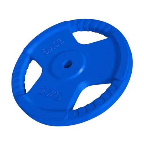 GORILLA SPORTS® Hantelscheiben - 1,25kg, 2,5kg, 5kg, 10kg, 15kg, 20kg, 25kg, 30kg Gewichte, Einzeln/Set, 30mm, aus Gusseisen mit Gummi Gripper, Farbwahl - Gewichtsscheiben