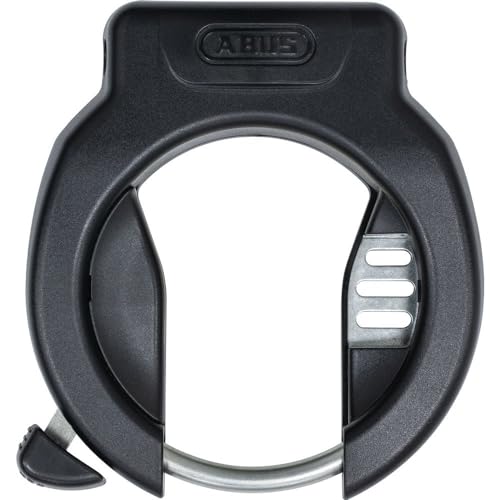 Abus Pro Amparo 4750, Rahmenschloss für Fahrräder mit großem Raddurchlauf, schwarz