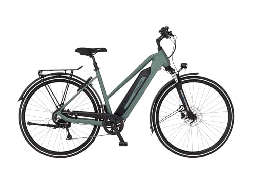 Fischer E-Bike Trekking Active VIATOR 2.1, Elektrofahrrad mit 459Wh Akku, Heckmotor 50Nm, 8 Gänge, 90 Lux LED-Lichtanlage, RH 45