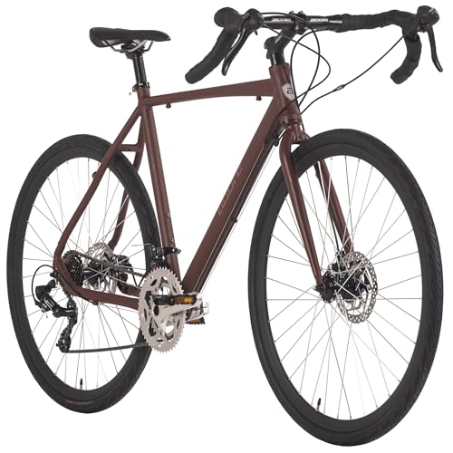 HOLLANDIA Adore Gravelbike G3006, 28'' Rennrad mit 14 Gängen, RH 56 cm, braun
