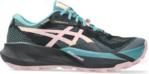 Asics Trabuco 14 Gtx, Trailrunningschuhe mit Gore-Tex®-Membran, schwarz/morganite, Größe: 7