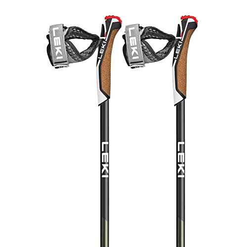 Leki Flash Carbon, Wanderstöcke mit 125 cm Länge, leicht und stabil für Nordic Walking