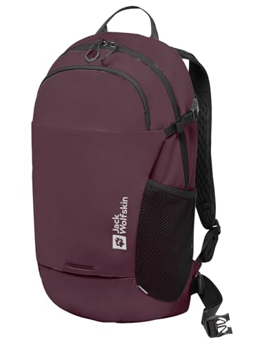 Jack Wolfskin Velocity 20, Wanderrucksack 45 cm, rot, aus 100% Polyester, kompakte Maße 26 cm x 23 cm
