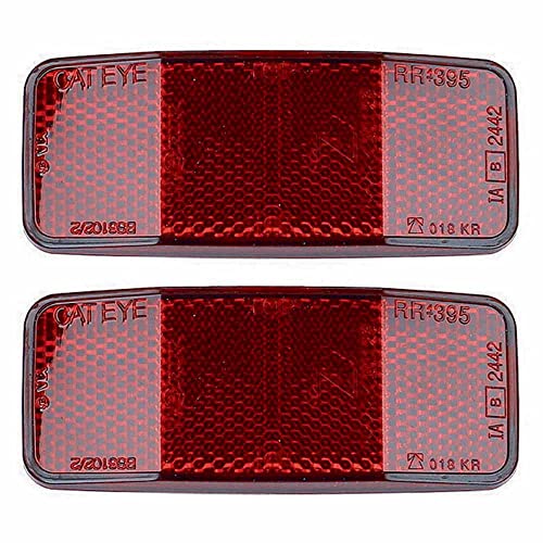 XLC Winora 3092070019 Rückstrahler-Set, Dreieckige Reflektoren aus robustem Kunststoff, Mehrfarbig Einheitsgröße