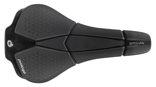 Prologo Scratch M5 140 Tirox Fahrradsattel, schwarz, mit MSS-Multisektorsystem und ergonomischem T SHAPE-Design