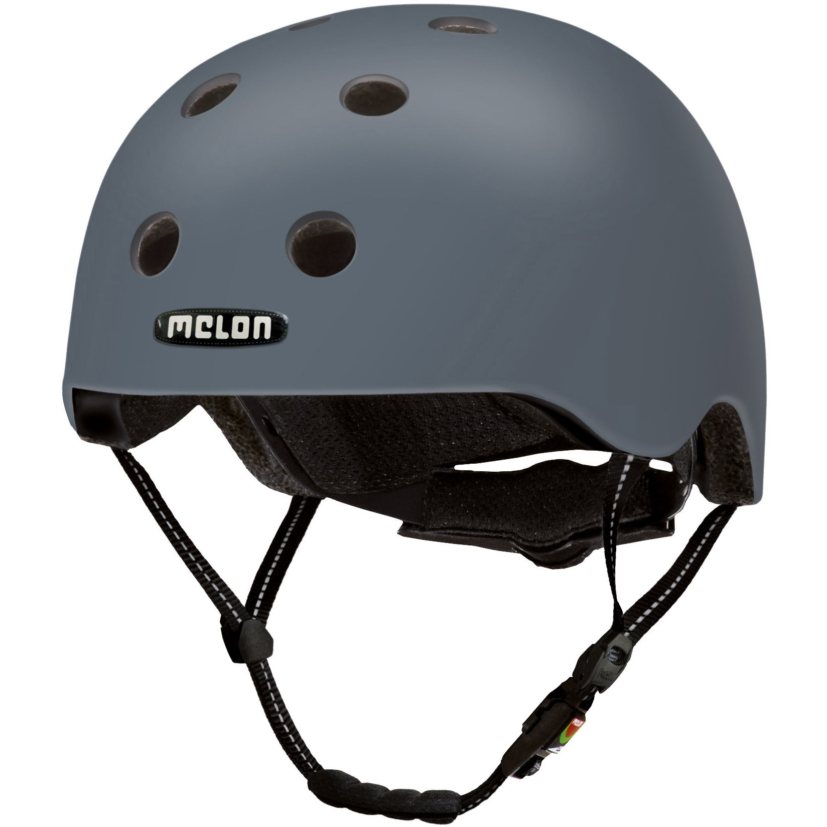 Melon Helm "Posh" Urban Active, Fahrradhelm mit Magnetverschluss und optimalem Visier, Chicago, dunkel