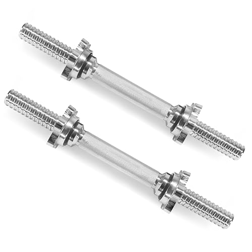 Yes4All BDM8 Kurzhantelstange, 2,5 cm x 35 cm, Chrom (paar)