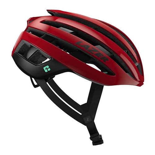 Lazer Z1 KinetiCore Fahrradhelm, leicht mit Advanced RollSys-System, Metallic Red