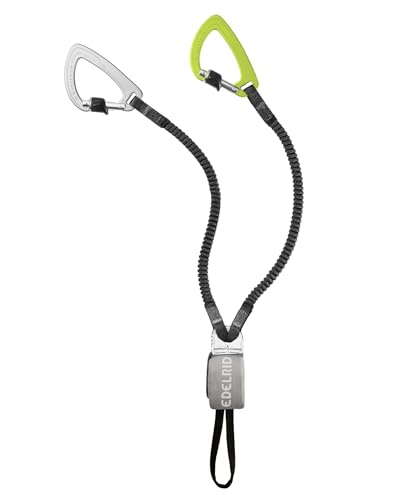 EDELRID Klettersteigset Cable Kit Ultralite VII, ultraleicht mit HMPE-Armen, schwarz
