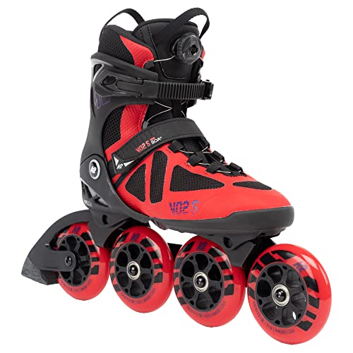 K2 VO2-S 100 BOA M, Inline Skates (42.5) mit innovativer Schiene, 100 mm Rollen und BOA-Verschlusssystem für optimale Anpassung und Dämpfung