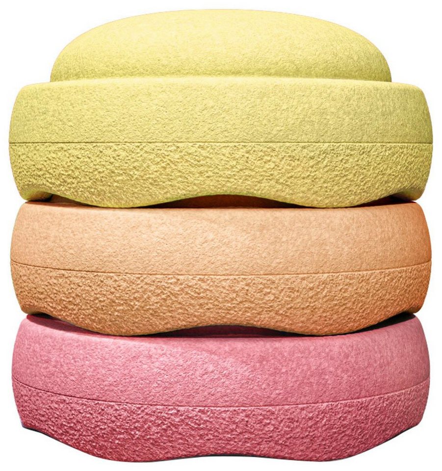 Stapelstein Balancetrainer Original warm pastel, 180 g leicht und bis zu 180 kg belastbar