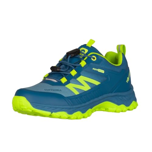 TROLLKIDS KIDS SIRDAL HIKER LOW, wasserdichter Outdoorschuh mit hoher Dämpfung und Gummi-Profilsohle