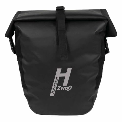 Haberland H2O Einzeltaschen-Paar, Schwarz, 32x47x16 cm, Langlebig und optimierte Passform für Fahrräder