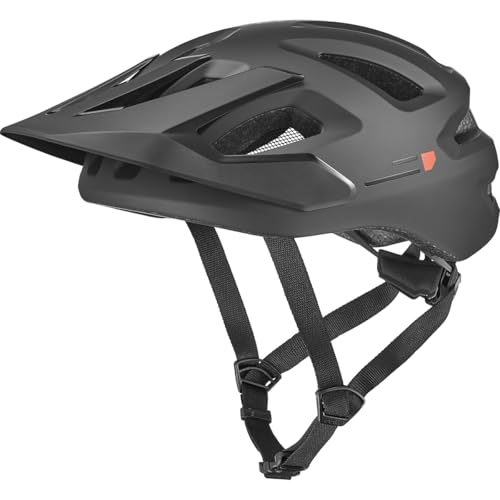 Bollé ADAPT PURE MTB-Helm, umweltfreundlich mit AViD EPS Schutz, Belüftungssystem und feststehendem Schirm, schwarz matt, Größe M