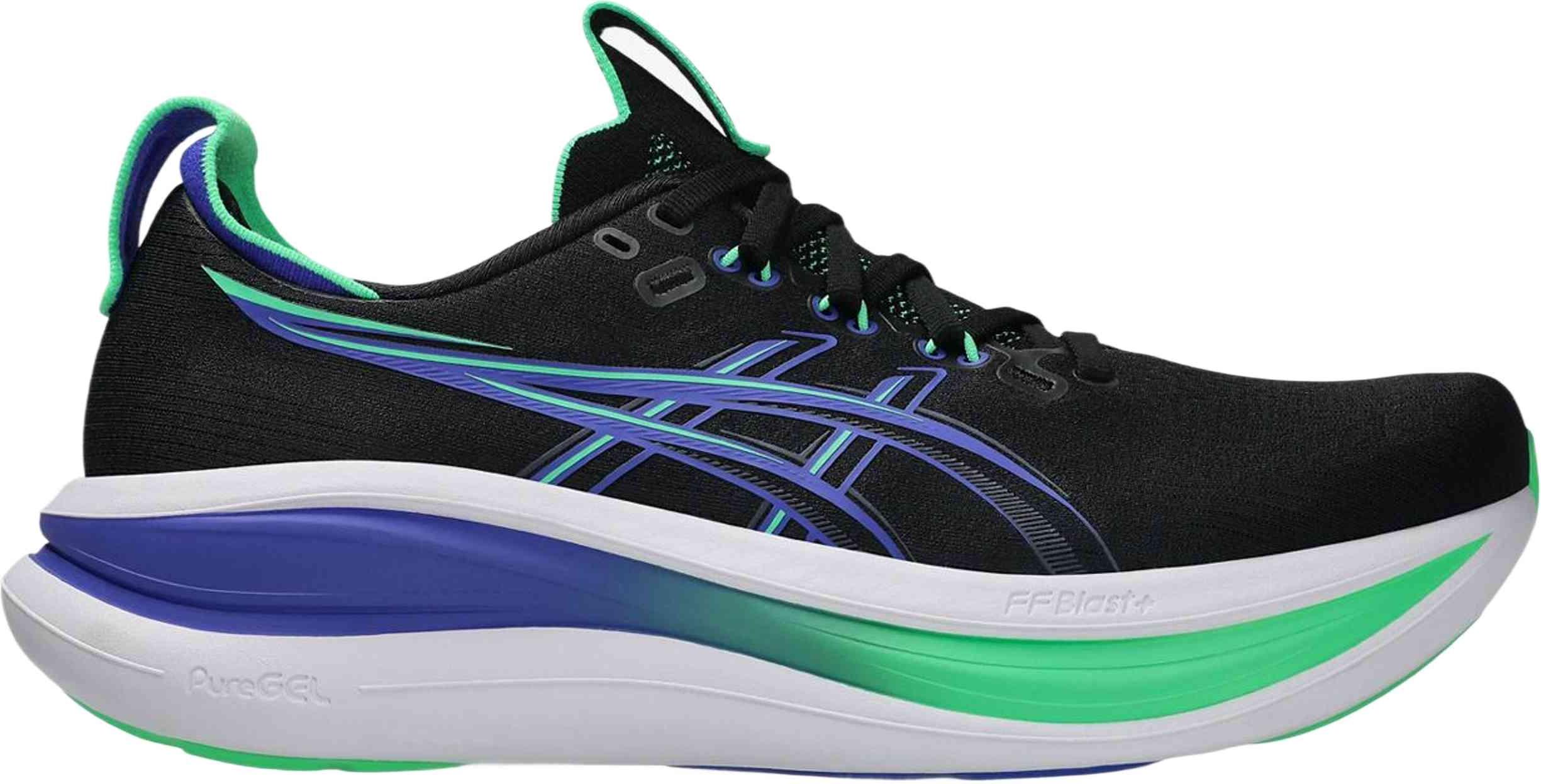 Asics Running Shoes 1011C127-003, Komfortable Laufschuhe mit atmungsaktivem Knit-Obermaterial, FF Blast™ Plus-Dämpfung und PureGEL™-Technologie, Größe 42, Farbe 003