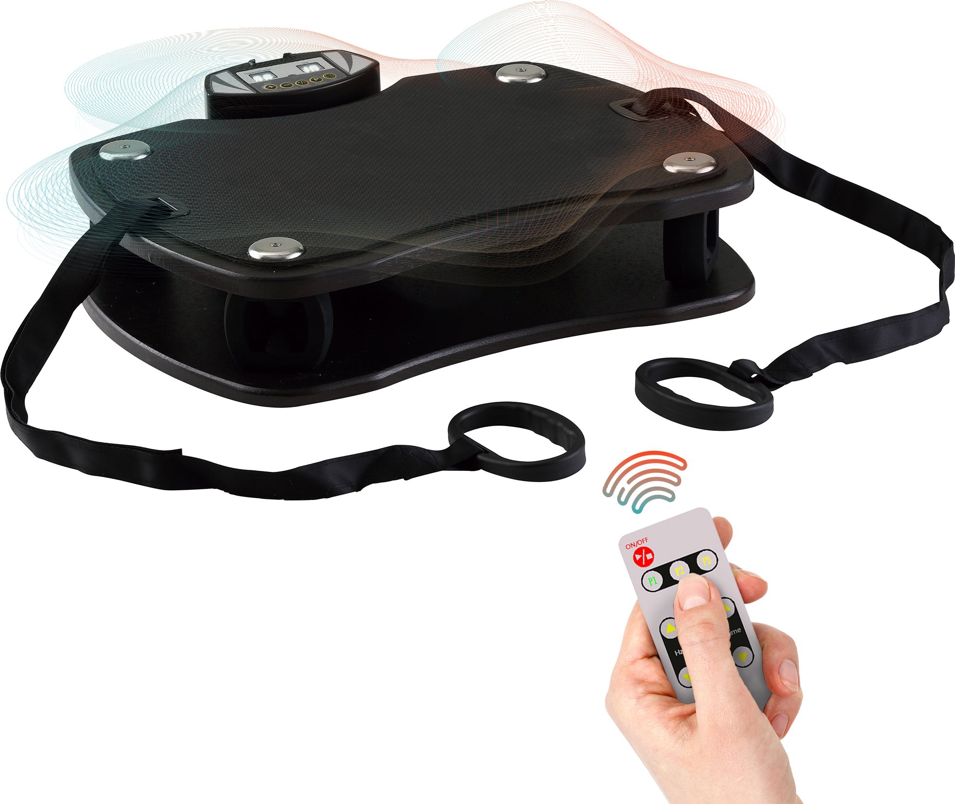 Bodycoach L.A. Sports Vibrationsplatte Premium 3D Shaper Board oszillierend, weiß