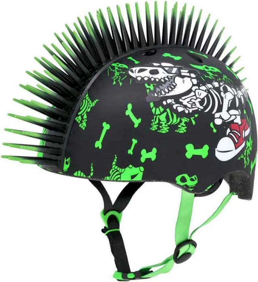 C-Preme Toddler Radasaurius, Fahrradhelm für Kleinkinder, Schwarz, Größe One Size (48-52 cm)