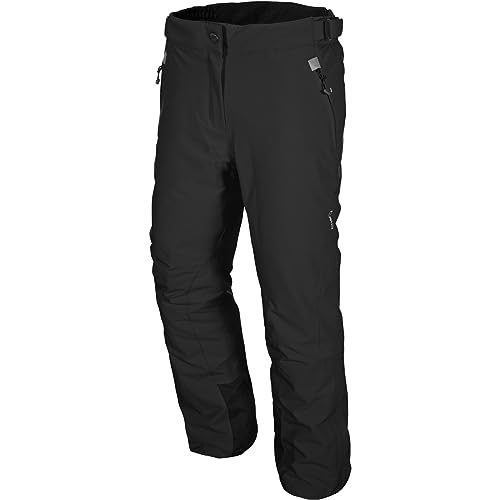 CMP Campagnolo Damen 4 Stretch Skihose, Schwarz, ideale Skihose für Frauen, Größe S
