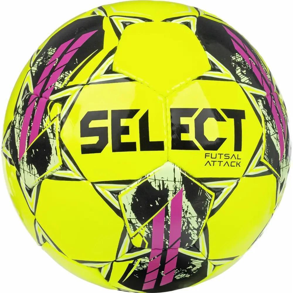 Select Fussball Trainingsball, handgenäht, PU-Oberflächenmaterial, Größe 62-64 cm, Gewicht 400-440 g, farbenfrohes Design