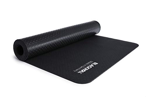 Blackroll Yogamatte 5 mm, rutschfeste Trainingsunterlage mit optimaler Dämpfung, schwarz