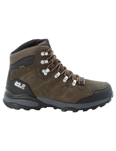 Jack Wolfskin REFUGIO TEXAPORE MID M, Wasserdichter Trekkingschuh mit EVA-Sohle und knöchelhohem Schaft