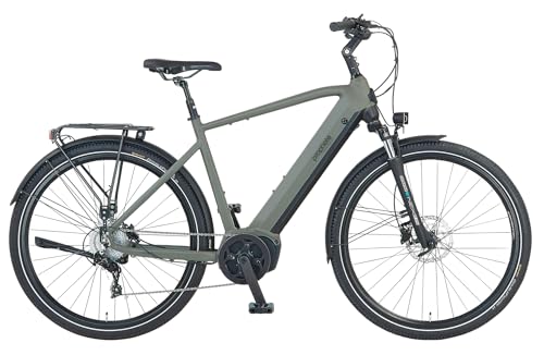 Prophete ENTDECKER 4.0 E-Bike, 28" RH: 54, Mittelmotor 250 W/100 Nm, 9-Gang Kettenschaltung, TFT-Display, 48 V Akku, Schwarz/Anthrazit