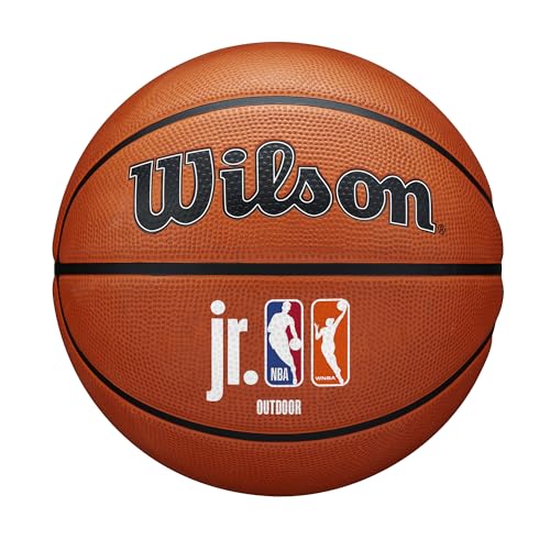 Wilson NBA WNBA Auth Outdoor, Basketball für Kindergröße 7, strapazierfähig mit hervorragendem Grip