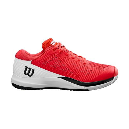 Wilson Rush Pro Ace Allcourt-Schuhe, Komfort und Stabilität, Rot, EU 43 1/3