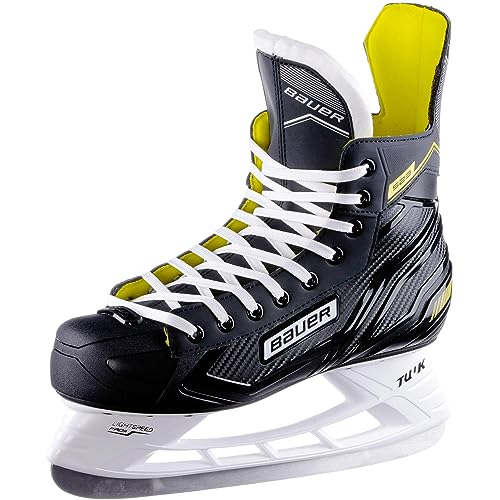 Bauer Unisex Schlittschuhe 42, Eishockey- und Eislauf-Skates für Erwachsene, Schwarz