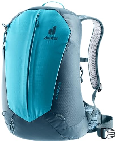 deuter AC Lite 15 SL Damen Wanderrucksack (Modell 2024) mit Aircomfort Netzrücken-System, blau