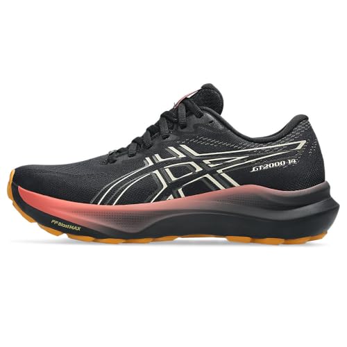 ASICS Performance GT-2000 14 GTX, Damen Laufschuhe, wasserdicht mit Gore-Tex, Schwarz