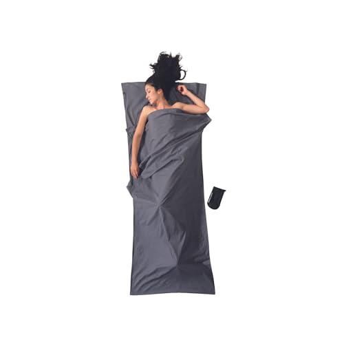 Cocoon TravelSheet Insect Shield Cotton, Schlafsack (210 cm) für Herren und Damen, ideal für Bergsteigen, Wandern und Camping